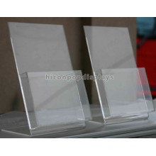 Custom Table Top Advertising Size A4 Display Stand, Commercial Brochures A4 Acrylic Paper Display Stand